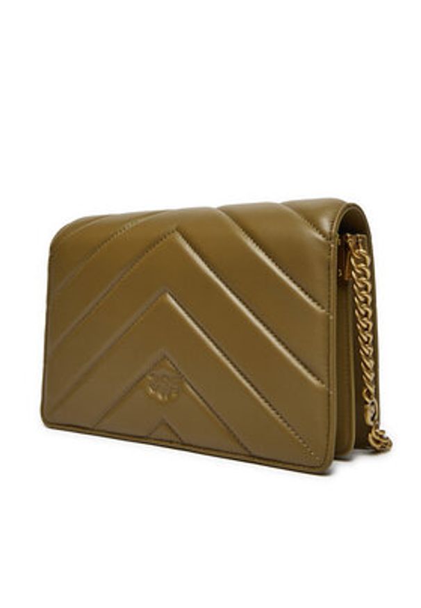 Pinko - PINKO Torebka Lowe Click Classic 100063 A136 Zielony. Kolor: zielony. Materiał: skórzane