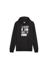 Bluzy sportowa męska Puma Ess+ Logo Lab. Typ kołnierza: kaptur. Kolor: czarny #1