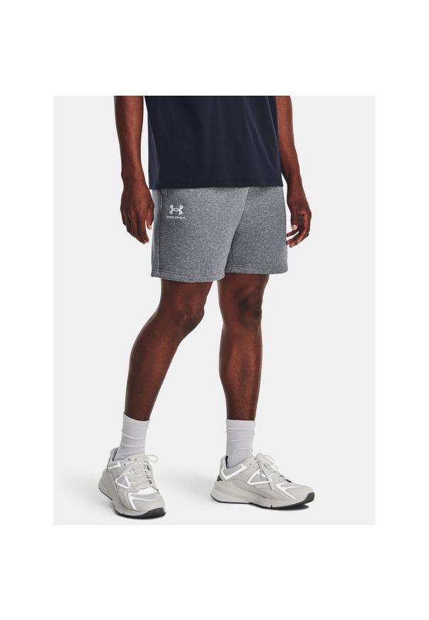 Spodenki męskie Under Armour Icon Fleece Pitch. Kolor: szary. Sport: fitness