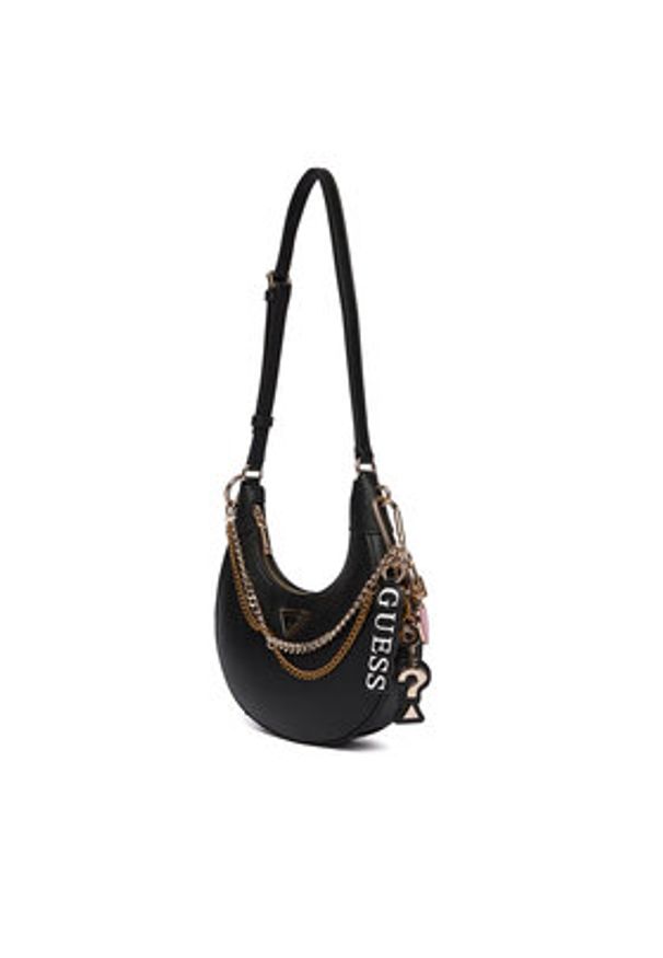 Guess Torebka Davina HWBG98 99180 Czarny. Kolor: czarny. Materiał: skórzane