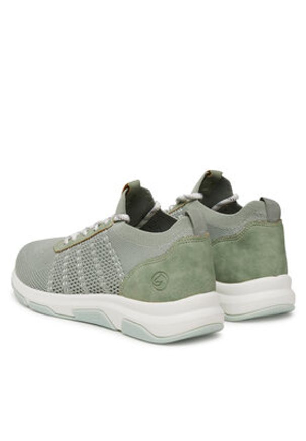 Remonte Sneakersy D1S05-52 Zielony. Kolor: zielony. Materiał: materiał