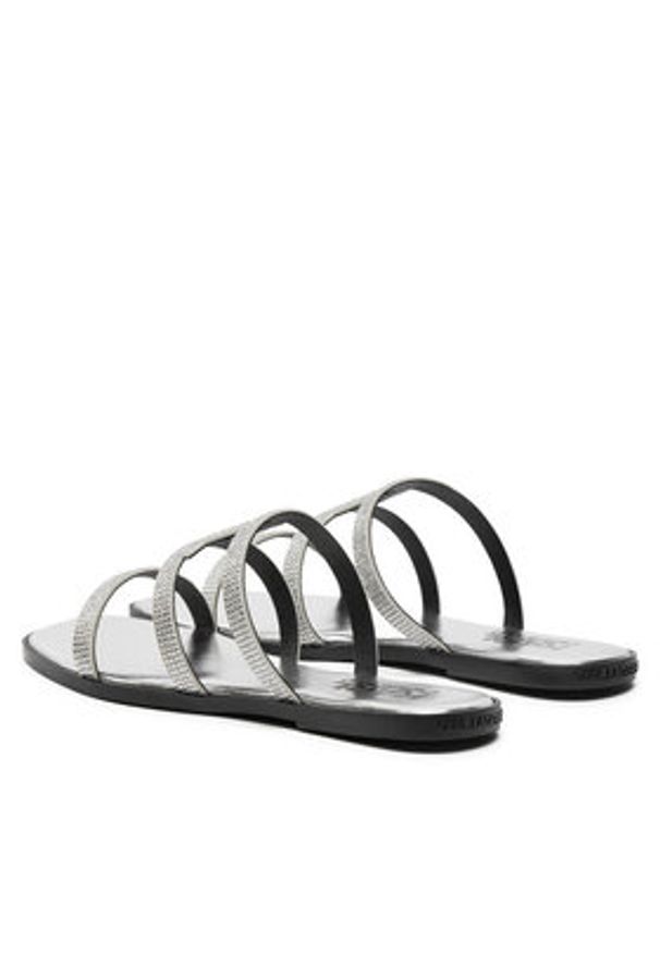 Karl Lagerfeld - KARL LAGERFELD Klapki KL87405 Srebrny. Kolor: srebrny. Materiał: syntetyk