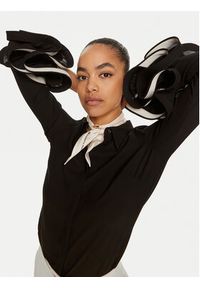 Elisabetta Franchi Koszula CA-T9-647E2-V490 Czarny Regular Fit. Kolor: czarny. Materiał: wiskoza #5