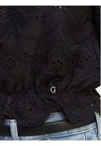 Guess Bluzka W6GP47 K3336 Czarny Regular Fit. Kolor: czarny. Materiał: bawełna #2