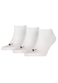 Puma - Skarpety Za Kostkę Unisex Dla Dorosłych 261080001 (zestaw 3 Sztuk). Kolor: biały. Sport: tenis