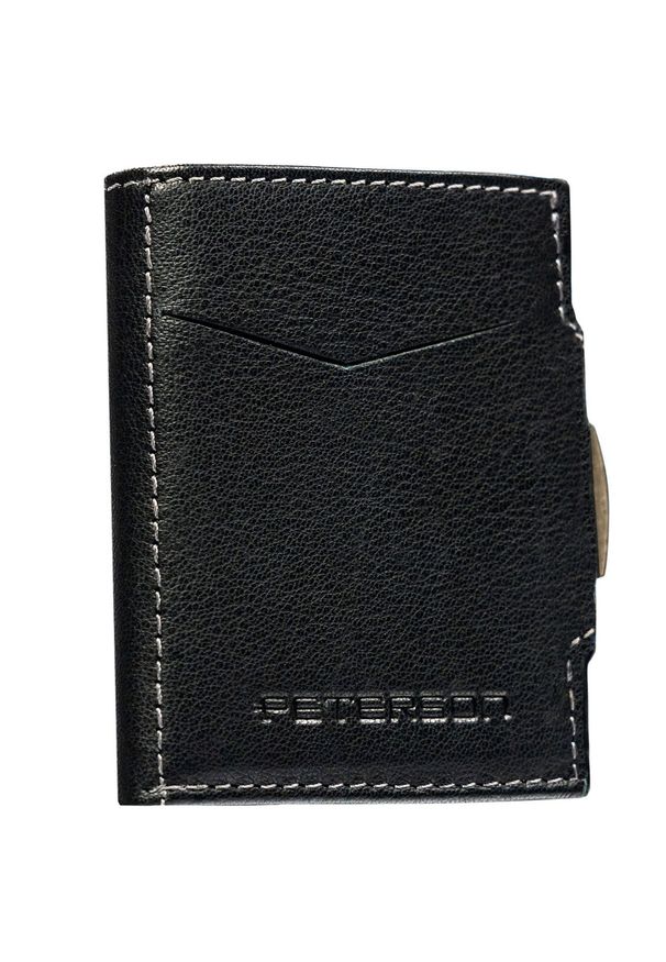 Portfel męski Peterson PTN W882-CF czarny. Kolor: czarny. Materiał: skóra