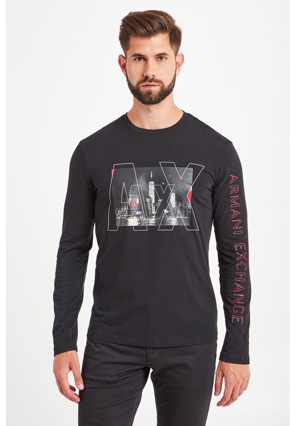 Armani Exchange - LONGSLEEVE ARMANI EXCHANGE. Długość rękawa: długi rękaw. Styl: elegancki
