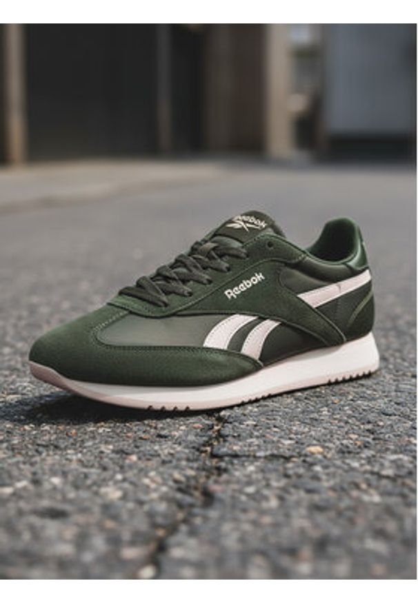 Reebok Sneakersy CEO-FIORI AR30309M-GTW Zielony. Kolor: zielony. Materiał: skóra, zamsz