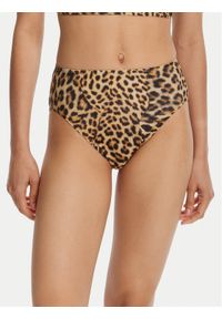 NORMA KAMALI Dół od bikini KK324ZPL326656 Brązowy. Kolor: brązowy. Materiał: syntetyk