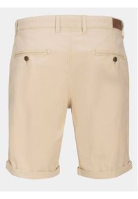 Jack & Jones - Jack&Jones Szorty materiałowe Fury 12206889 Beżowy Regular Fit. Kolor: beżowy. Materiał: bawełna #6