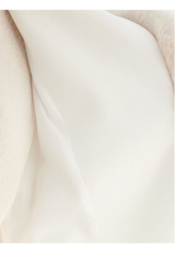 Rinascimento Płaszcz zimowy CFC0126714003 Écru Regular Fit. Materiał: syntetyk. Sezon: zima