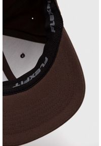 Rip Curl czapka z daszkiem kolor brązowy z aplikacją. Kolor: brązowy. Wzór: aplikacja #4