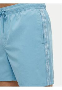 Calvin Klein Swimwear Szorty kąpielowe LV00N61002 Błękitny Regular Fit. Kolor: niebieski. Materiał: syntetyk #2