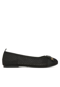 Love Moschino - LOVE MOSCHINO Baleriny JA11051G0MIQ0000 Czarny. Kolor: czarny. Materiał: materiał #4