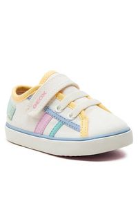 Geox Sneakersy B Gisli Girl B451MA 00010 C1372 Biały. Kolor: biały