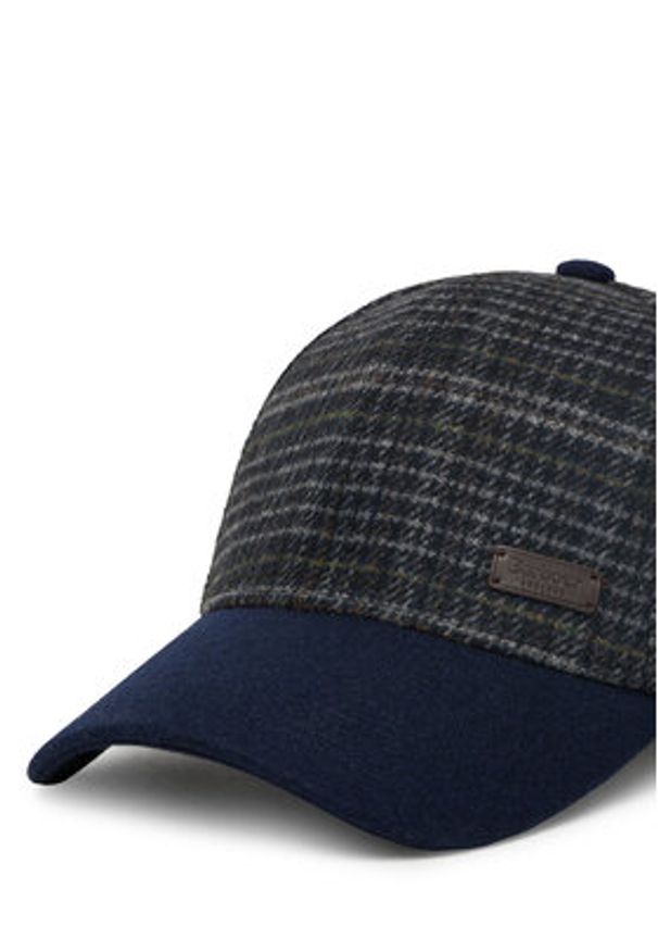 Barbour Czapka z daszkiem Clyde MHA0867NY91 Granatowy. Kolor: niebieski. Materiał: materiał, wełna