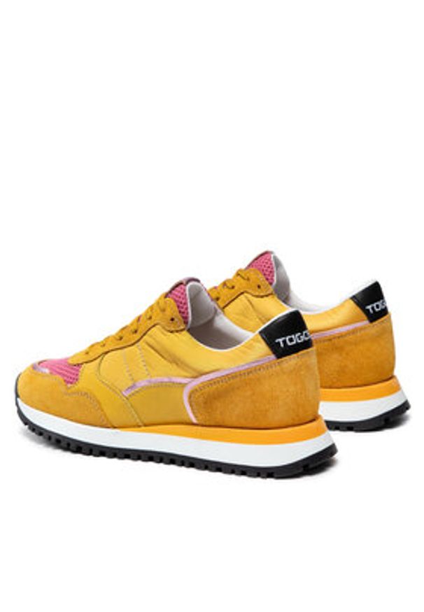 Togoshi Sneakersy TG-30-06-000366 Żółty. Kolor: żółty. Materiał: materiał