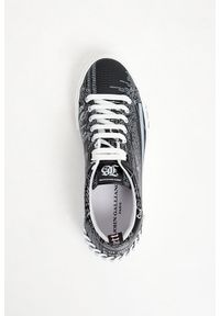 John Galliano - Sneakersy męskie skórzane JOHN GALLIANO. Materiał: skóra. Wzór: nadruk #2