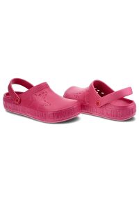 Big-Star - Różowe Klapki Big Star Wodoodporne Buty Damskie. Okazja: na plażę. Kolor: różowy. Wzór: aplikacja. Sezon: lato. Styl: sportowy, elegancki #3