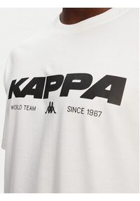 Kappa T-Shirt Nhisso 351S5MW Biały Regular Fit. Kolor: biały. Materiał: bawełna