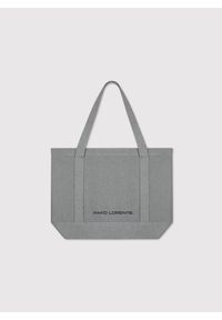 Pako Lorente - PAKO LORENTE - Szara torba materiałowa unisex. Kolor: szary. Materiał: materiał