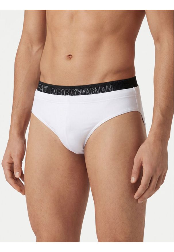 EA7 Emporio Armani Kąpielówki 7M000531 AF21074 U0002 Biały. Kolor: biały. Materiał: syntetyk