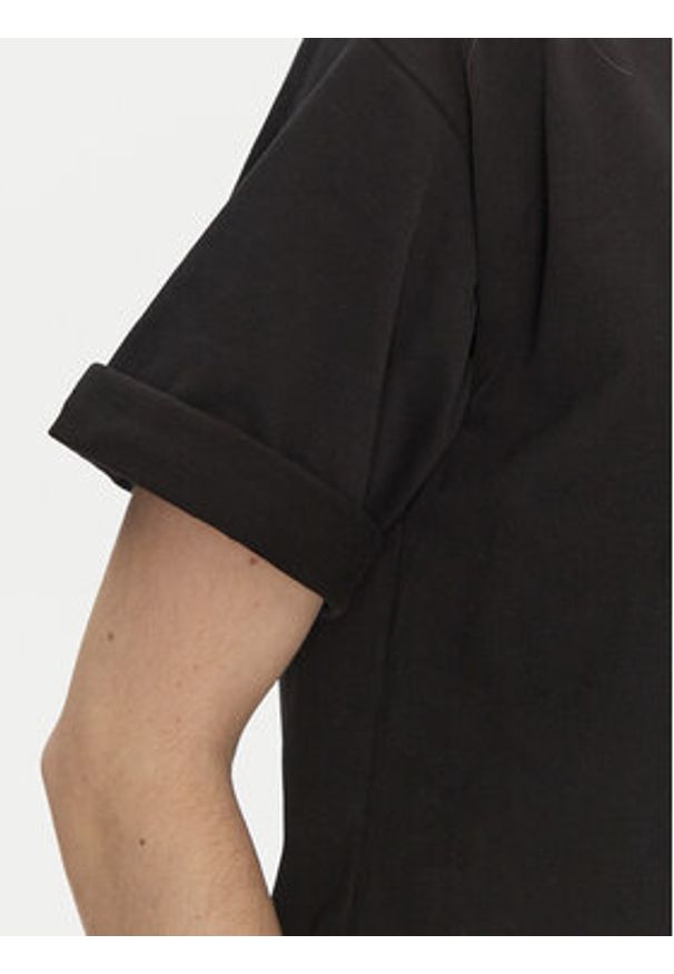 Elisabetta Franchi T-Shirt MA-035-51E2-V170 Czarny Regular Fit. Kolor: czarny. Materiał: bawełna