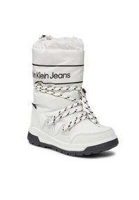 Calvin Klein Jeans Śniegowce V3A6-80713-1486 M Biały. Kolor: biały. Materiał: skóra