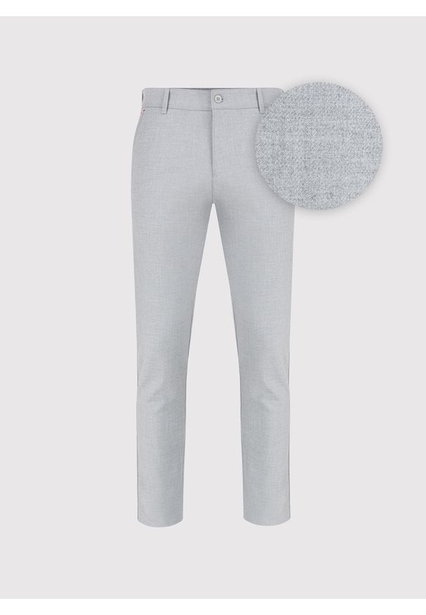 Pako Lorente - PAKO LORENTE - Szare spodnie męskie. Kolor: szary. Materiał: wiskoza, poliester, elastan. Wzór: gładki. Sezon: zima, jesień. Styl: klasyczny