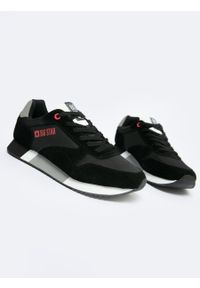 Big-Star - Sneakersy męskie czarne z logo BIG STAR NN174500 906. Kolor: czarny #4