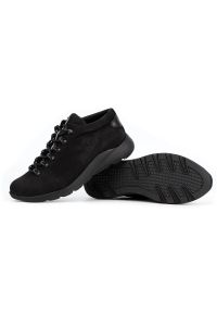ButBal Damskie buty trekkingowe 674BB czarne. Kolor: czarny. Materiał: materiał, tworzywo sztuczne, skóra. Obcas: na platformie. Styl: sportowy #5