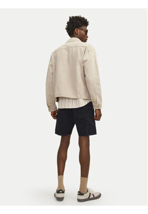 Jack & Jones - Jack&Jones Szorty jeansowe Jjitony 12252814 Czarny Loose Fit. Kolor: czarny. Materiał: bawełna