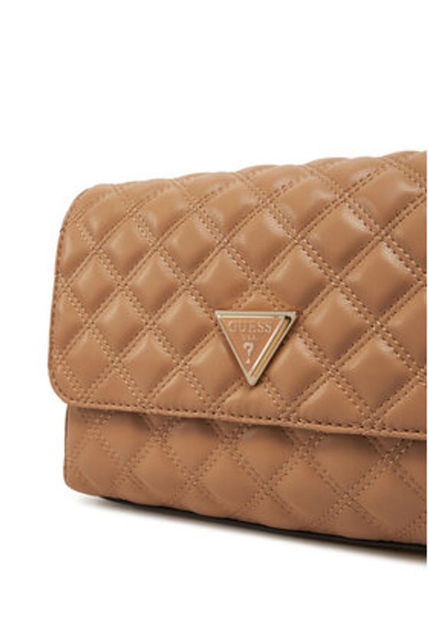 Guess Torebka HWQG87 48200 Beżowy. Kolor: beżowy. Materiał: skórzane