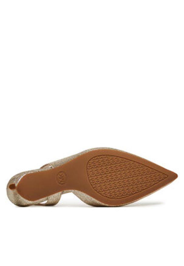 MICHAEL Michael Kors Szpilki Alina 40S5HNMP2M Złoty. Kolor: złoty. Materiał: skóra. Obcas: na szpilce