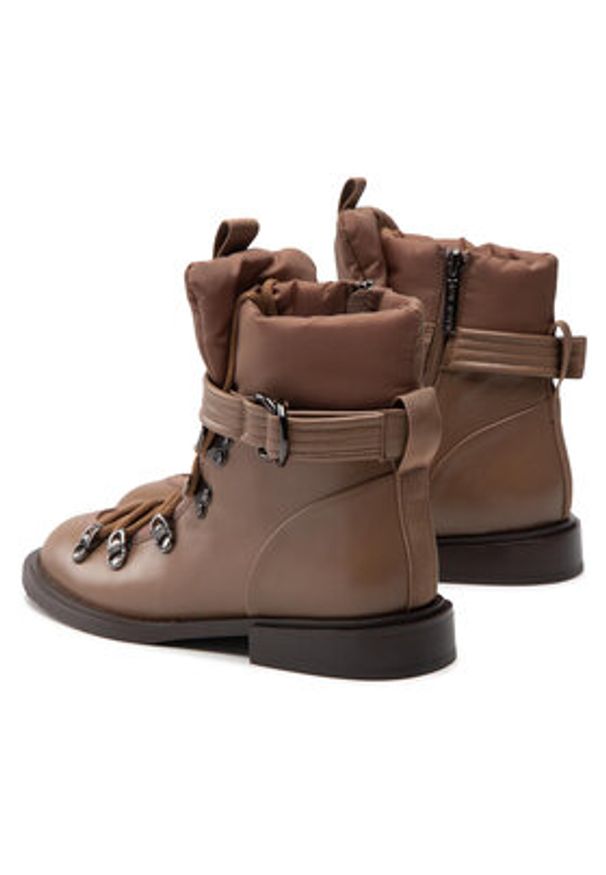 Rage Age Trapery RA-18-06-000439 Brązowy. Kolor: brązowy. Materiał: skóra