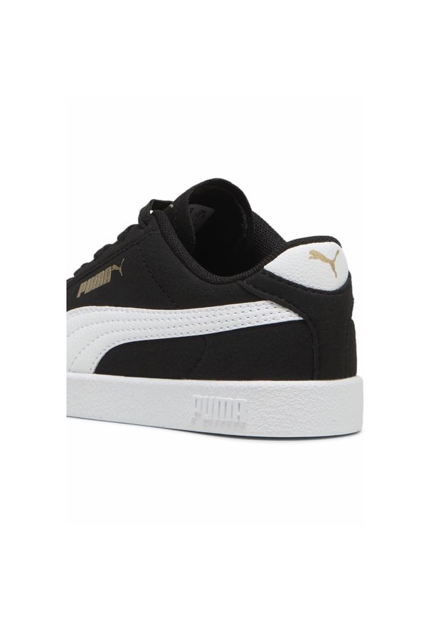 Puma - Dziecięce sneakersy PUMA Club II PUMA Black White Gold. Kolor: wielokolorowy, biały, żółty, czarny. Sport: bieganie