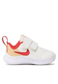 Nike Buty Star Runner 3 (TDV) DA2778 101 Écru. Materiał: materiał