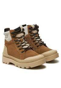 Pepe Jeans Trapery PLS50538 Brązowy. Kolor: brązowy. Materiał: zamsz, skóra #8