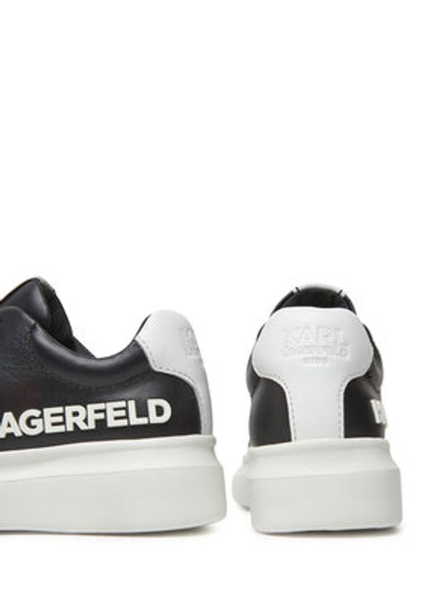 Karl Lagerfeld Kids Sneakersy Z30381 M Czarny. Kolor: czarny. Materiał: skóra