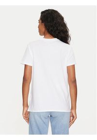 Guess T-Shirt Ss Malibu Girl Easy W4GI54 K9RM1 Biały Regular Fit. Kolor: biały. Materiał: bawełna