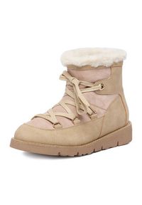 DeeZee Śniegowce 17125-1-BEIGE PU Beżowy. Kolor: beżowy. Materiał: syntetyk, materiał #6