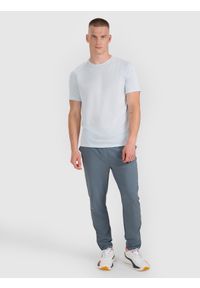 4f - 4F Koszulka do biegania szybkoschnąca męska - granatowa M. Kolor: niebieski. Materiał: włókno, skóra, materiał. Długość: krótkie #2