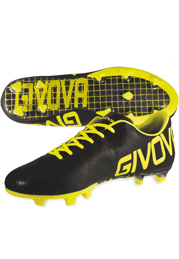 Givova Scarpa Metal – Czarny/Fluo Żółty, UNICA. Kolor: zielony, żółty, wielokolorowy