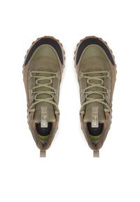 Clarks Półbuty ATLTrekRun Gtx GORE-TEX 261726947 Khaki. Kolor: brązowy. Materiał: materiał