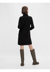Pieces Sukienka dzianinowa Ellen 17119500 Czarny Regular Fit. Kolor: czarny. Materiał: syntetyk #2