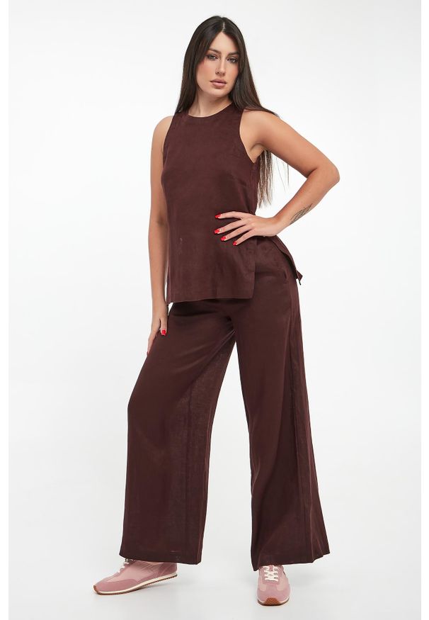 Ecoalf - Top damski lniany Sia ECOALF. Materiał: len