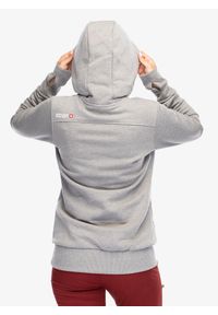 OCUN - Bluza z kapturem damska Ocun Hoodie. Typ kołnierza: kaptur. Kolor: szary. Materiał: polar. Sport: turystyka piesza #2