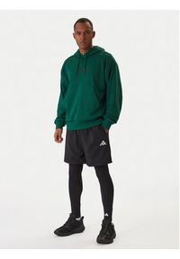 Adidas - adidas Bluza Essentials Feel Cozy JE3841 Zielony Regular Fit. Kolor: zielony. Materiał: bawełna #3