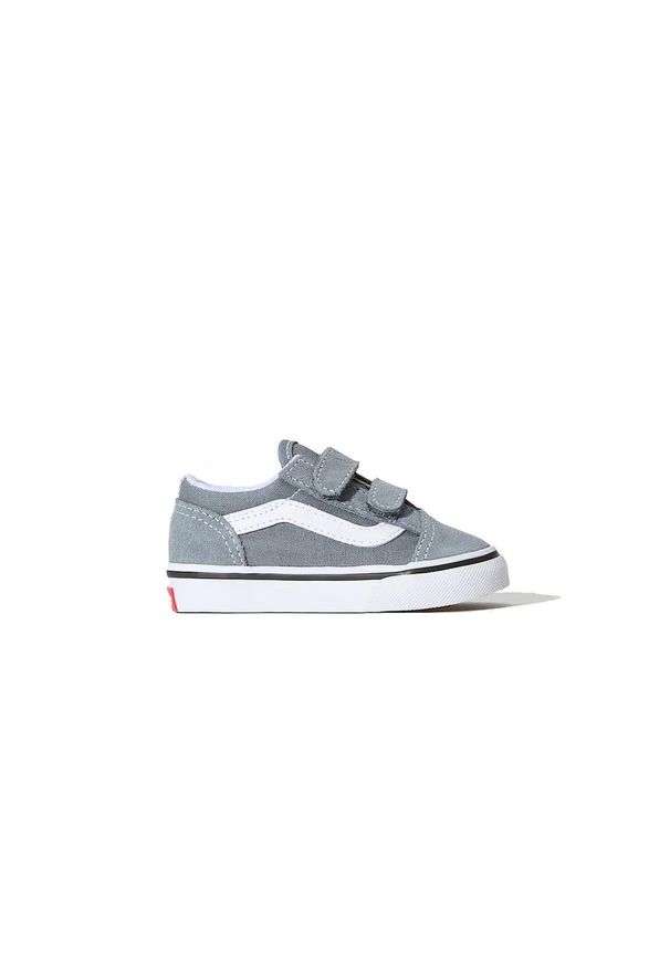 Vans - Kapcie VANS OLD SKOOL V Niebieski. Kolor: niebieski. Materiał: tkanina, skóra. Model: Vans Old Skool. Sport: fitness