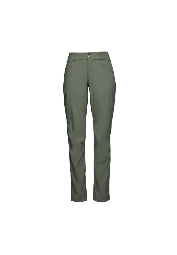 Spodnie damskie Black Diamond Technician Alpine. Kolor: czarny, wielokolorowy, zielony. Materiał: tkanina. Sport: wspinaczka